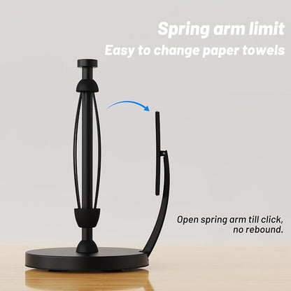 VEHHE Paper Towel Holder Countertop, Simply Tear Paper Towel Stand - Image 5
