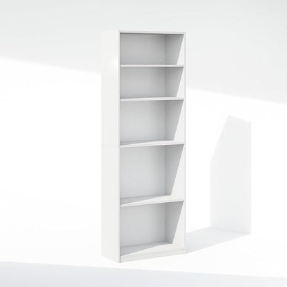 Furinno Reed Closet Organizers and Storage, 5-Tier Closet Organizer, Open Shelf - Image 3