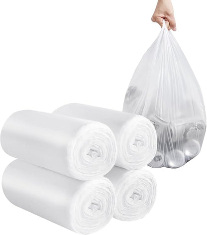 2-4 Gallon Portable Trash Bags, Bedroom Trash Can, Strong Trash Bags（White） by Yourlifelittleassistant