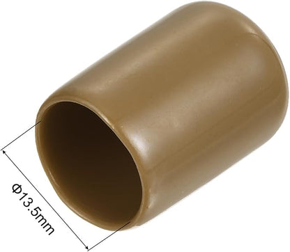 uxcell 20pcs Rubber End Caps 13.5mm ID Vinyl PVC Round Tube Bolt Cap Cover - Image 3