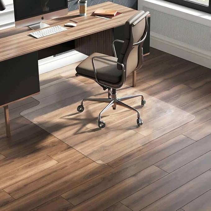 FuturHydro Office Chair Mat for Hardwood Floor, Plastic Rolling Chair Mats for - Image 2