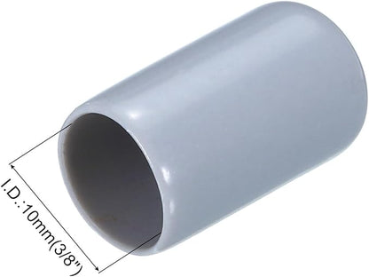 uxcell 20pcs Rubber End Caps 10mm ID Vinyl PVC Round Tube Bolt Cap Cover Screw - Image 3