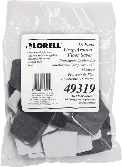 Lorell LLR49319 Wrap Around Floor Savers - Image 3