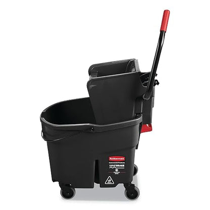 Rubbermaid Commercial Products WaveBrake 35 QT Side-Press Mop Bucket and - Image 3