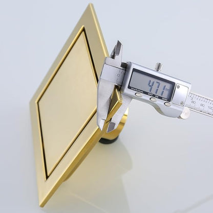 RANDOM Brushed Gold Shower Drain Square - Image 9