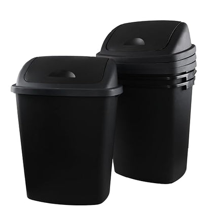 18 Gallon Large Plastic Kitchen Trash Can by Eagrye