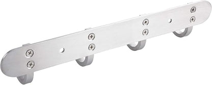 Coat Hook Rack Brushed Nickel 10.6-Inch Coat&Towel Hook Rail Wall Mounted - Image 7