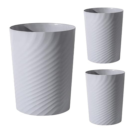 UUJOLY Plastic Small Trash Can Wastebasket, Garbage Container Basket by UUJOLY