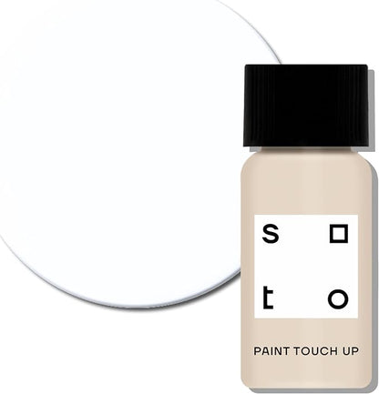 soto White Paint Touch Up, Satin Finish — 10 Milliliters of Scratch Repair by soto