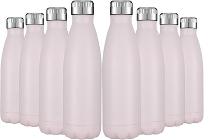 HASLE OUTFITTERS 17oz Stainless Steel Water Bottles Bulk, Vacuum Insulated by HASLEOUTFITTERS