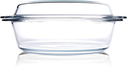 Round Tempered Glass Casserole Dish - Image 8
