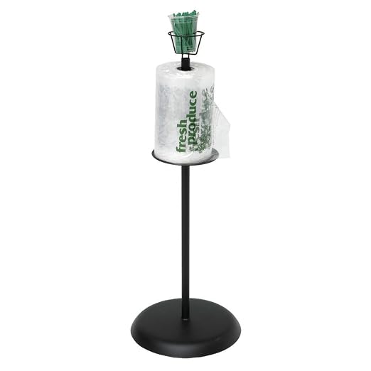 HUBERT Floor Standing Bag Dispenser Holder by Hubert