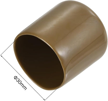 uxcell 20pcs Rubber End Caps 30mm ID Vinyl PVC Round Tube Bolt Cap Cover Screw - Image 3