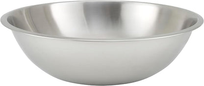 Winco 20 Quart Heavy-Duty Stainless Steel Mixing Bowl by Fonteme