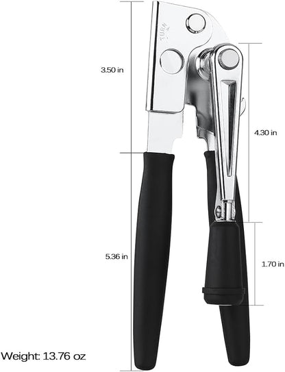 Manual Can Opener, Easy-Grip Hand Crank Can Opener - Image 2