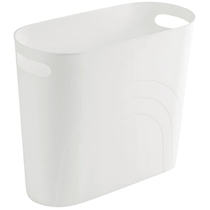 rejomiik Small Trash Can, 3.5 Gallon Slim Garbage Can Plastic Waste Basket by rejomiik