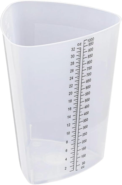 Vakly Graduated Intake Output Container 32 oz – Plastic Triangular Measuring - Image 6