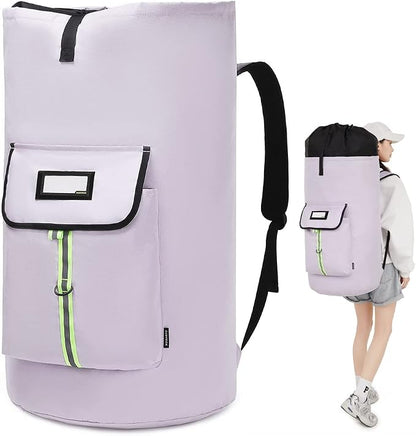 laundry bag backpack, extra-large heavy duty laundry bags, laundry backpack by SUOVOCK