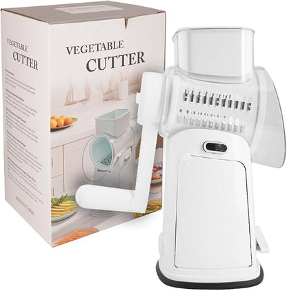Rotary Cheese Grater Hand Crank, 10-Blade Shredder - Image 6