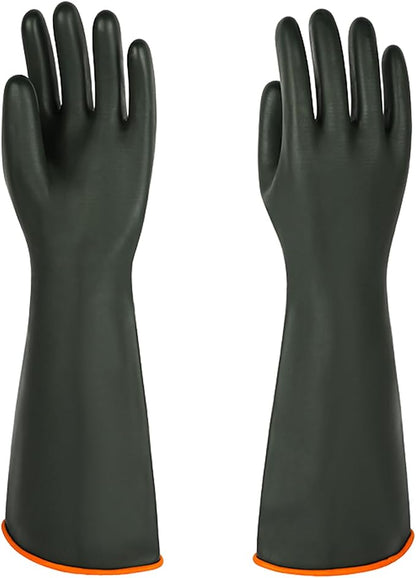 North Tower Heavy-Duty Latex Chemical Resistant Gloves by GOLVESHELPYOUIMPROVELIFE