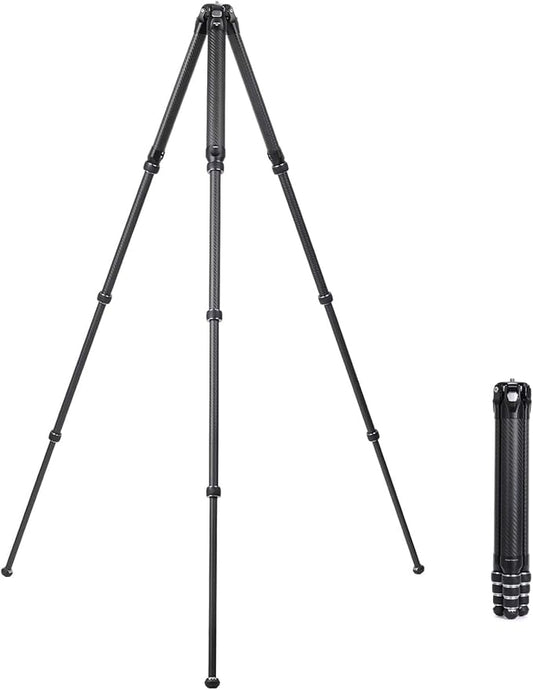 FALCAM TreeRoot F38 Quick Lock Camera Carbon Fiber Travel Tripod Max Payload 50Kg/110lbs (R140T)-T00A4904