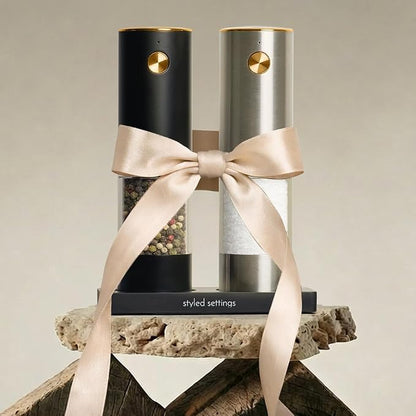 Rechargeable Salt and Pepper Grinder Stainless Steel – Electric Salt and Pepper - Image 9