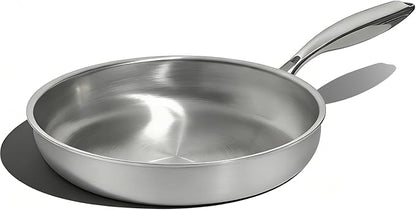 Umite Chef 12 inch 5 Ply Stainless Steel Frying Pan Non-Toxic PFOA&PTFE Free - Image 9
