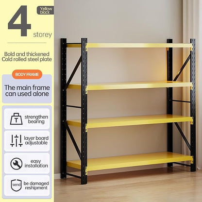 Storage Shelves Heavy Duty, Metal Garage Shelving Units, 4 Tier Storage Rack - Image 3