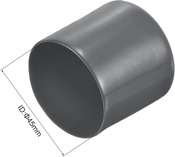 uxcell 20pcs Rubber End Caps 45mm ID Vinyl Round Tube Bolt Cap Cover Thread - Image 3
