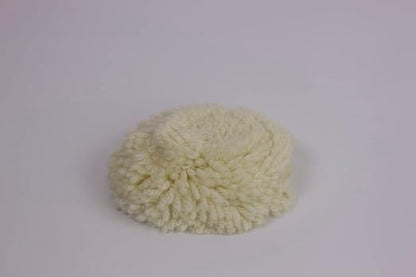 PMD Products 5pk 3" Inch Buffer Polish Pads Long Natural Wool Hook and Loop - Image 6