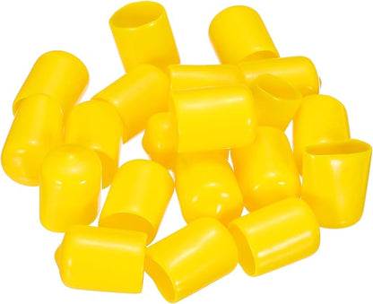 uxcell 20pcs Rubber End Caps 15mm ID Vinyl PVC Round Tube Bolt Cap Cover Screw - Image 4