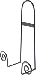 Bard's Black Wrought Iron Wall Mountable Tray or Platter Hanger, 16.25" H x 11.75" W x 4.5" D (For 16" - 30" Trays or Platters), Pack of 5