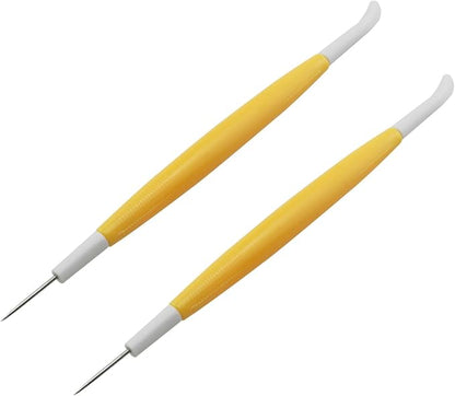 HJGarden 2PCS Stainless Steel Scribe Tool Cookie Scribe Tool Cookie Icing Pin by HJGarden