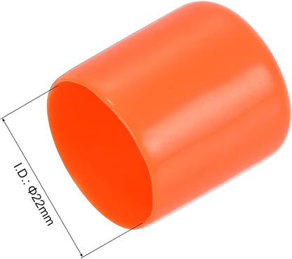 uxcell 20pcs Rubber End Caps 22mm ID Vinyl Round Tube Bolt Cap Cover Screw - Image 3
