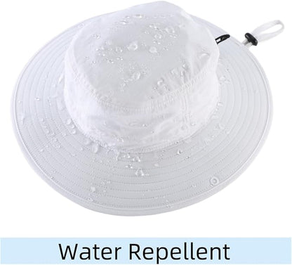 Connectyle Sun Hat for Men Women Outdoor UV Protection Safari Hat for Fishing Hiking Gardening Breathable Cowboy Hat UPF50
