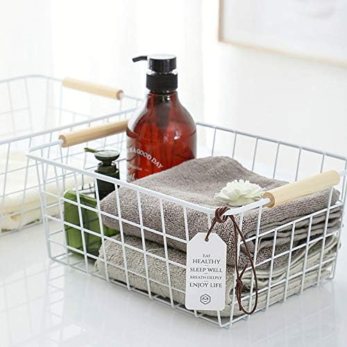 Kitchen Wire Baskets Farmhouse Decor Metal Food Storage Organizer, Household - Image 8