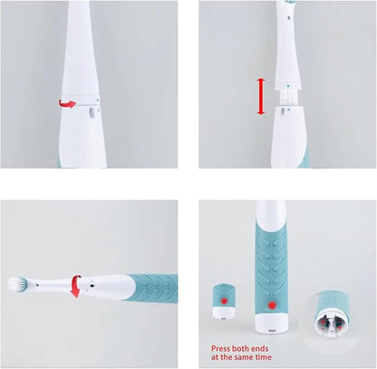 Electric Cleaning Brush with 4 in 1 Multiple Brush Heads, Indoor Household - Image 3