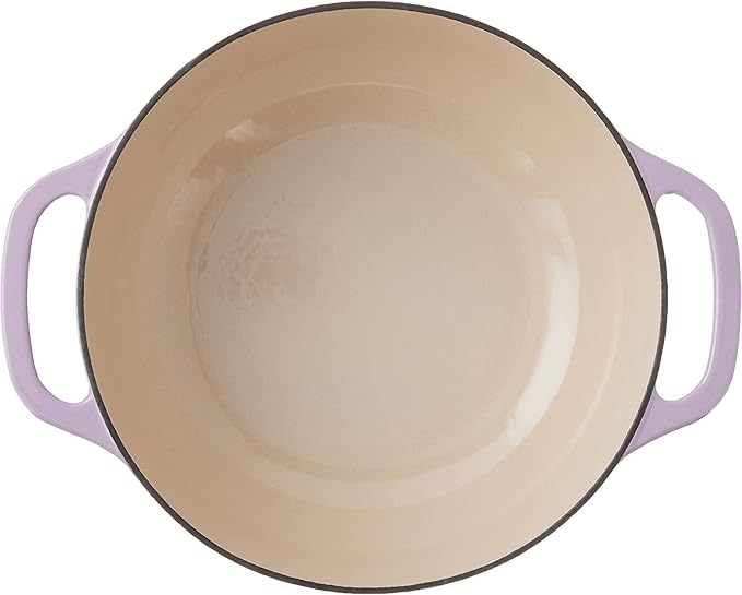 Lodge 7.5 Quart Enameled Cast Iron Oval Dutch Oven - Image 2