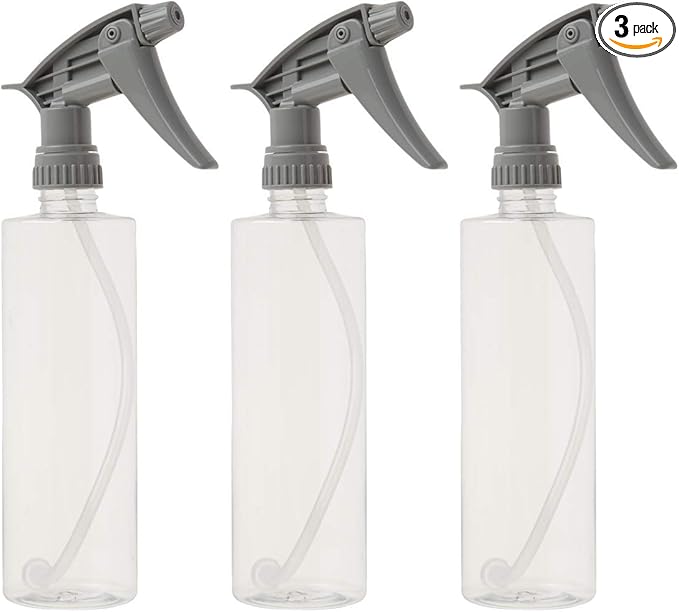 Chemical Guys Heavy Duty Bottle Sprayer - Chemical Resistant Trigger for Car Detailing, Adjustable Mist to Stream, High Output, for Cleaners, Sprays, Degreasers (Acc_121.16HD3) - 16 Oz, 3 Pack