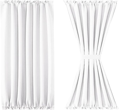 DWCN French Door Curtains – Rod Pocket Thermal Curtain - Image 7