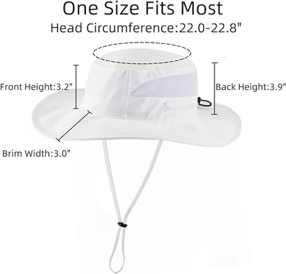 Connectyle Women's UPF 50+ Sun Hat UV Protection Wide Brim Bucket Hat Summer Beach Hats Fishing Hiking Outdoor Safari Hats