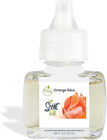 Scent Fill Orange Slice Plug in Air Freshener, 4 Scented Oil Refills - Image 4