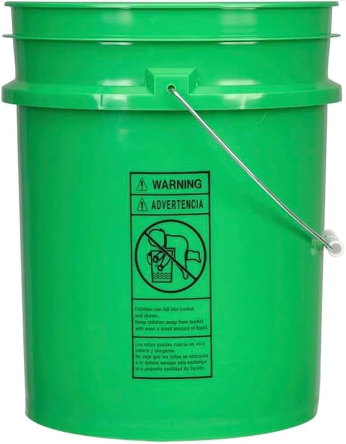 House Naturals 5 Gallon Premium HPDE Plastic Bucket - Image 3