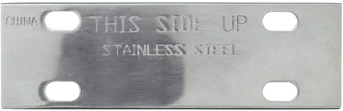 Replacement Blade for Chef Master Griddle Scraper by FryOilSaver Co., 5 1/2" Wide x 1.2mm Thick Stainless Steel Reversible Blade Fits to Most Griddle Scrapers, Double Beveled Edge for Chrome Griddles