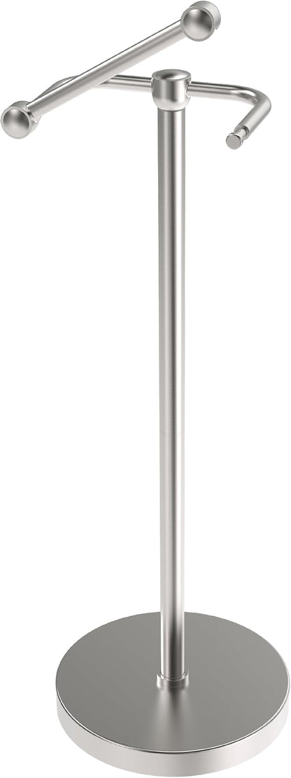 RARXTR Toilet Paper Holder Stand, Post Pivoting Design Free Standing Toilet by ElevateYourSpaceChooseRARXTR
