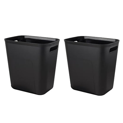 UUJOLY Plastic Trash Can Wastebasket, Garbage Container Basket by UUJOLY