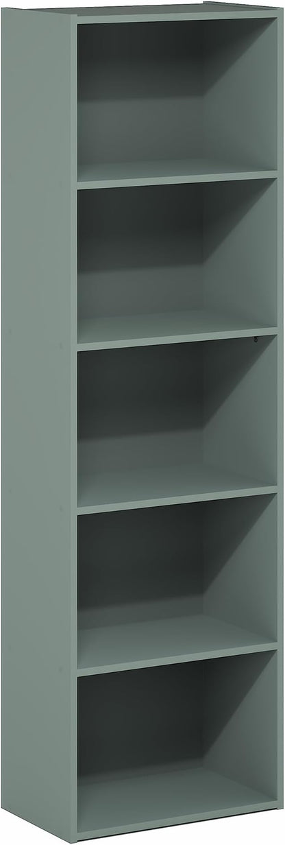 Furinno LUDER Book Shelf, 5-Tier Bookshelf, Bookcase - Image 6