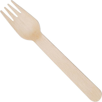PURPLECLAY Wooden Disposable Forks FSC Certified Wood Compostable Forks - Image 8