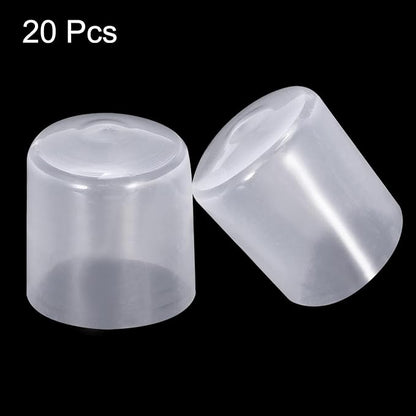 uxcell 20pcs Rubber End Caps 29mm ID Vinyl PVC Round Tube Bolt Cap Cover Screw - Image 2