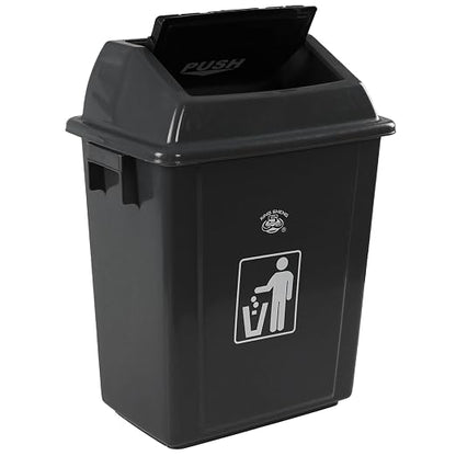 4 Pack Plastic Swing Lid Trash Can, 6 Gallon Trash Cans - Image 7
